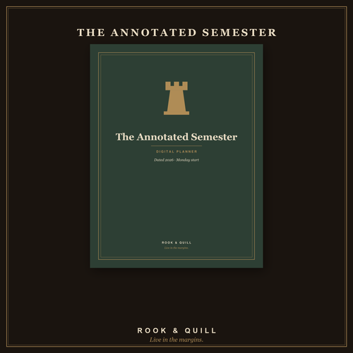 The Annotated Semester — Digital Planner — hero