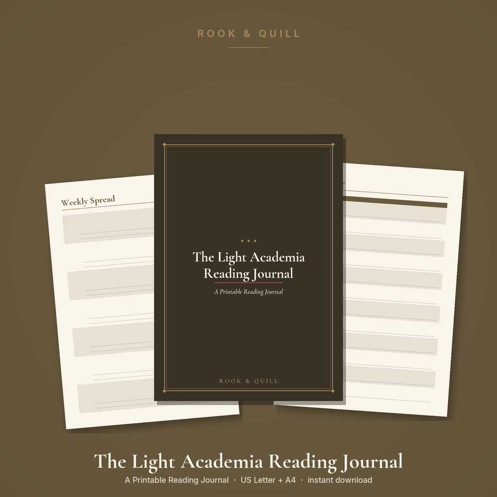 The Light Academia Reading Journal — hero