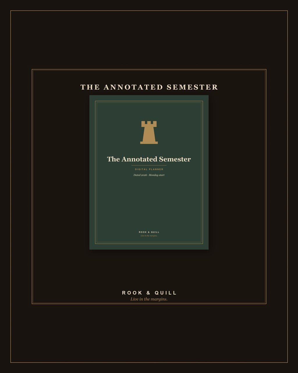 The Annotated Semester — Digital Planner