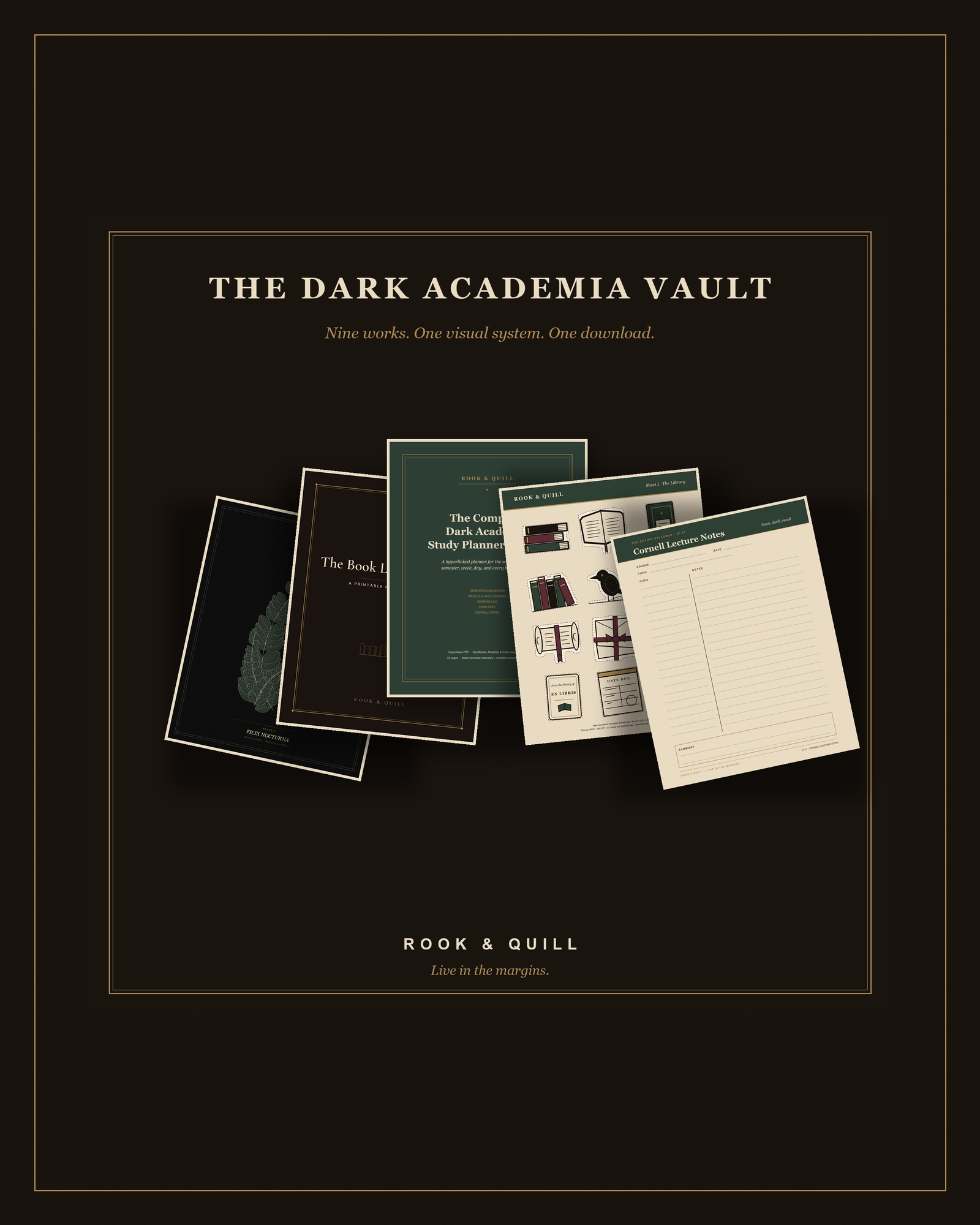 The Dark Academia Vault — Complete Shop Bundle